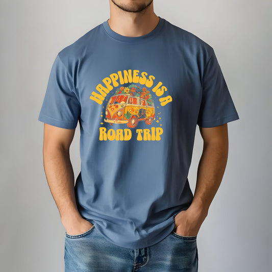 Happiness Is A Road Trip Unisex Tee
