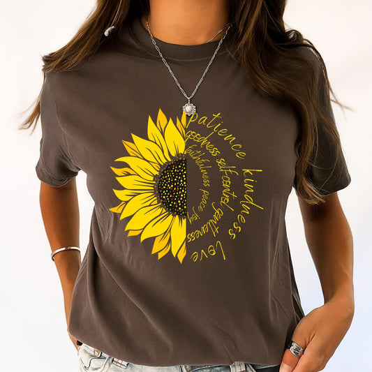 Galatians 5:22-23 Sunflower Unisex T-Shirt